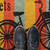 Relaxdays Fußmatte Fahrrad, Kokosfaser, rutschfester Türvorleger, BxT: 60 x 40cm, Flur & Eingang, Schmutzfangmatte, bunt