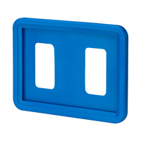 Preisdisplay „Klick“ / Preisschildkassette / Rahmen zur Preisauszeichnung | kék, hasonló mint RAL 5015 DIN A6