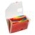 Snopake Rainbow Exanding File Polypropylene A4 13 Part Clear