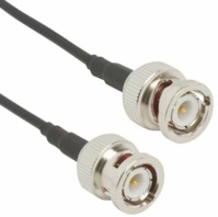 Koaxialkabel, BNC-Stecker (gerade) auf BNC-Stecker (gerade), 50 Ω, RG-174, Tülle