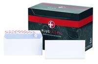 Plus Fabric Wallet Envelope DL Peel and Seal Plain Easy Open Power-Tac 120gsm White (Pack 500)