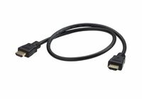 0.6M HDMI 2.0 Cable M/M 30AWG Black HDMI-Kabel
