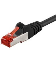 CAT6 S/FTP (PIMF) patchkabel 15m zwart