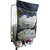 Racksack® para contenedores rodantes, con 2 bolsas, azul/transparente, UE 10 unid..