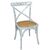 Bolero Bentwood Chairs in Blue Birch Wood & Metal - 890 x 495 x 550mm