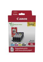 CANON Multipack 4 cartouches Jet d'encre N° 581 / 2052C006 Noir + Cyan + Magenta + Jaune - Format XL