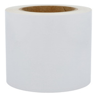 Papier-Band 101,6 mm Breite, weiß seidenmatt beschichtet, extrem permanent, 150 lfm auf 1 Rolle/n, 3 Zoll (76,2 mm) Kern