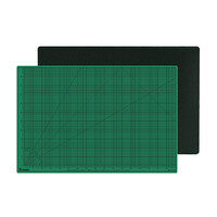 Normalansicht - Ecobra Twin-Cutting-Mat, 2,5 mm, einseitig bedruckt, grün/schwarz, 90 x 60 cm, 5-lagig