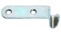 Kloben, 64x20/2 mm, Stahl blauverzinkt, Kröpfung 22 mm