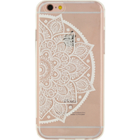 Xccess TPU Case Apple iPhone 6/6S Transparent/White Mandala