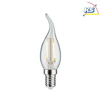 LED Filament Kerze Windstoß, 230V, E14, 2.8W 2700K 250lm, dimmbar, klar