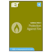 IET Publishing Guidance Note 4: Protection Against Fire 9th Edition