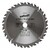 WOLFCRAFT 6739000 - Disco de sierra circular HM 20 dient. serie marron diam 160 x 16 x 24 mm