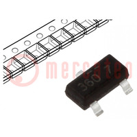 Transistor: N-MOSFET; unipolaire; 20V; 1,7A; 500mW; SuperSOT-3