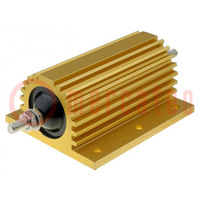 Resistor: wire-wound; with heatsink; screw; 100mΩ; 200W; ±5%