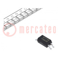 Optocoupler; SMD; Ch: 1; OUT: transistor; Uinsul: 3.75kV; Uce: 70V