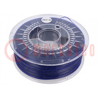 Filament: PET-G; Ø: 1.75mm; blue; 220÷250°C; 1kg