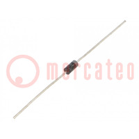 Diode: rectifying; THT; 1kV; 1A; Ammo Pack; Ifsm: 30A; DO41; Ir: 50uA