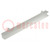 Guide; polyamide; natural; A: 81mm; B: 60mm; Mounting: snap fastener