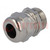 Cable gland; M20; 1.5; IP68; brass; Body plating: nickel