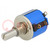 Potentiometer: axial; multiturn; 100kΩ; 2W; ±5%; 6,35mm; linear
