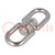 Swivel; acid resistant steel A4; for rope; L: 115mm; 10mm