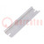 DIN rail; steel; W: 35mm; L: 138mm; ZP15015060; Plating: zinc