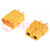 Accessories: power connector; yellow; PIN: 2; 65A