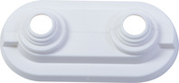 Stufenrosette dpl. 10-18mm weiß (2)