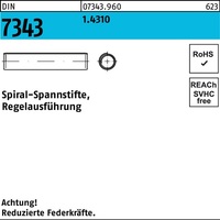 Spiralspannstift DIN 7343/ISO 8750 1x 10