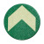 Bodenmarkierungspfeil rund mit Richtungspfeil,Alu,nachleuchtend,Safety Marking,9,50cm