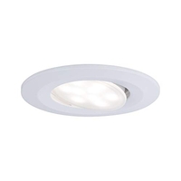 PAULMANN - CALLA / 99926 - SPOT LED ENCASTRABLE ROND - 1 X 6 W - IP65 - BLANC MAT - SPOT ENCASTRABLE - PLASTIQUE - 4000 K