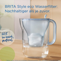 Wasser-Filterpatrone Kanne gletscherblau Style eco inkl. MX PRO BRITA 086213
