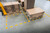 DURABLE Simbolo da pavimento adesivo, forma a "L", 100x0,7x100 mm, giallo segnale
