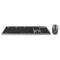 ACT AC5710 Tastatur Maus enthalten Universal RF Wireless QWERTY UK International Schwarz