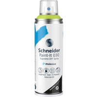 Schneider Schreibgeräte Paint-It 030 Supreme DIY Spray acrielverf 200 ml Limoen Spuitbus