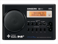 Sangean DPR-69+ Hordozható Digitális Fekete
