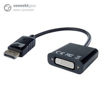 connektgear DisplayPort to DVI-I Active Adapter - Male to Female