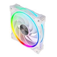 Akasa SOHO AR Boitier PC Dissipateur thermique/Radiateur 12 cm Transparent, Blanc 1 pièce(s)