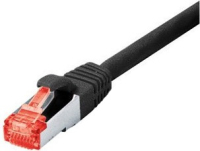 Tecline 0.3m RJ-45 S/FTP Cat6 netwerkkabel Zwart 0,3 m S/FTP (S-STP)