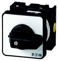 Eaton T0-2-8400/E interruptor eléctrico Interruptor de palanca acodillada 2P Negro, Plata