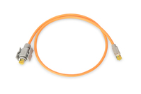 Digitus DK-16PUR-010-IP67 cable de red Naranja 1 m Cat6a S/FTP (S-STP)