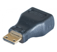 Tecline 128296 changeur de genre de câble HDMI A mini HDMI Noir
