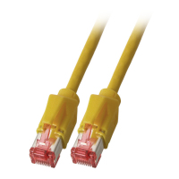 EFB Elektronik 0.5m Cat6a S/FTP Netzwerkkabel Gelb 0,5 m S/FTP (S-STP)