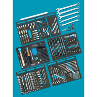 HAZET 0-2500-163/214 mechanics tool set 214 tools