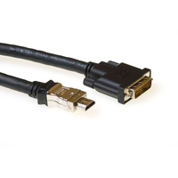 ACT AK3744 Videokabel-Adapter 10 m HDMI DVI-D Schwarz