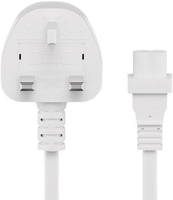 Microconnect PE090730W power cable White 3 m Power plug type G C7 coupler