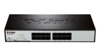 D-Link DES-1016D Unmanaged Fast Ethernet (10/100) Schwarz