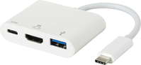eSTUFF ES623001WH hub & concentrateur USB 3.2 Gen 1 (3.1 Gen 1) Type-C 5000 Mbit/s Blanc