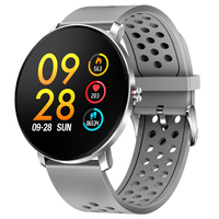Denver SW-171GREY smartwatch / sport watch 3,3 cm (1.3") IPS 44 mm Digitaal Touchscreen Zilver